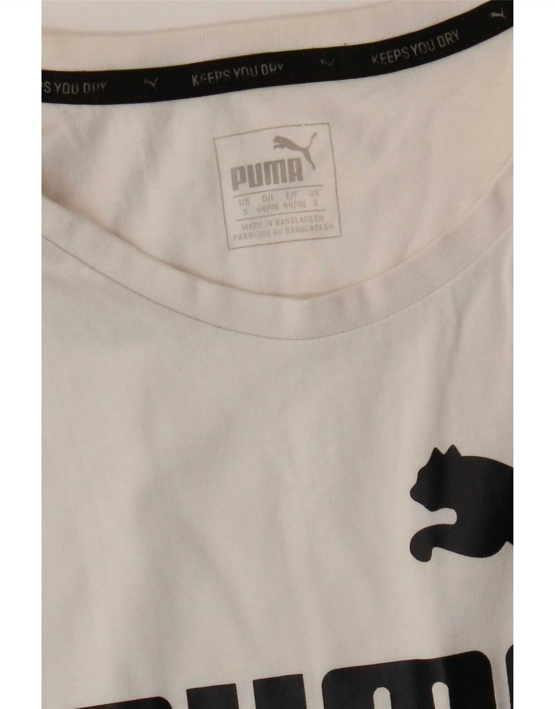 Puma Mens Graphic Vest Top Pequeno Branco