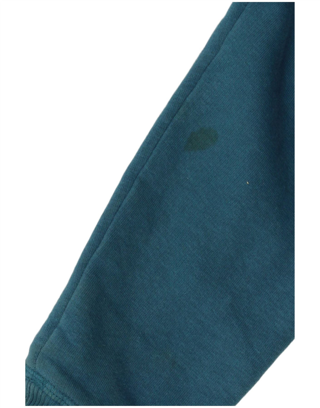 ANIMAL Suéter feminino com capuz e zíper gráfico Reino Unido 12 algodão azul médio