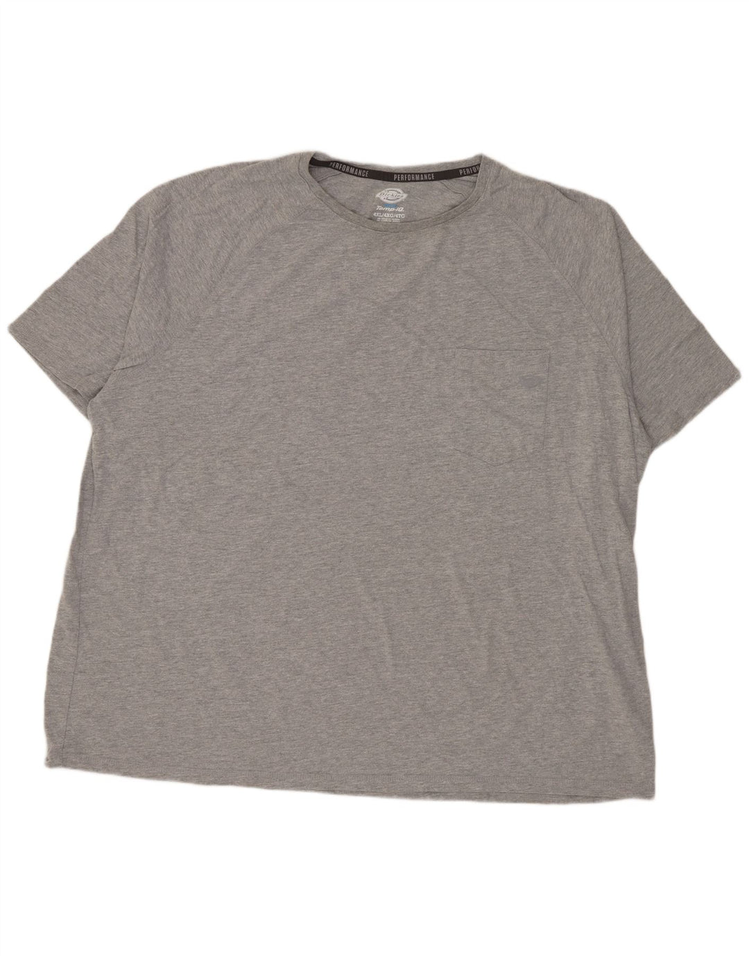 Camiseta masculina Dickies Top 4XL algodão manchado cinza