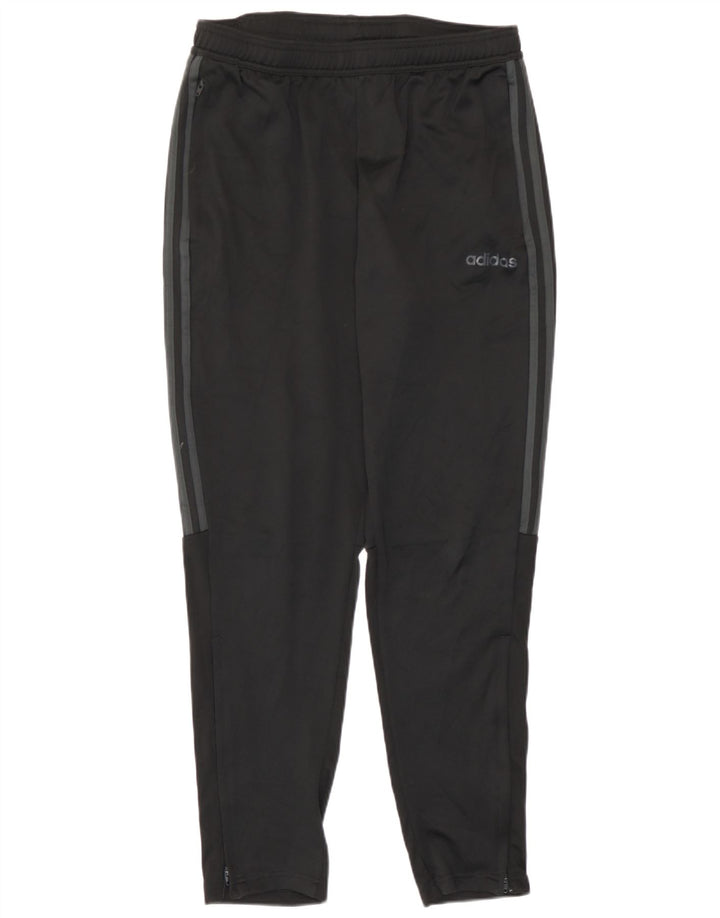 Calça de treino feminina Adidas Climalite grande poliéster preto
