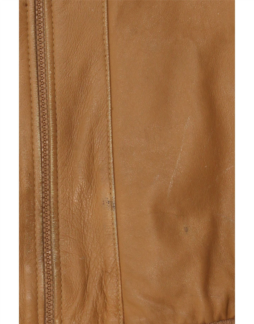 Jaqueta de couro masculina vintage UK 38 couro marrom médio
