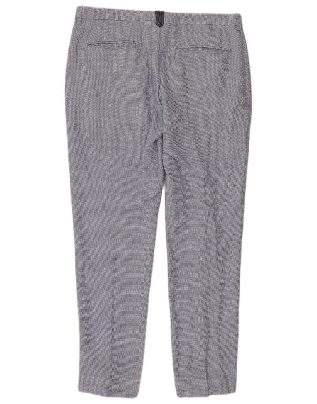 ZARA Mens Slim Chino Calças EU 40 Médio W31 L30 Azul