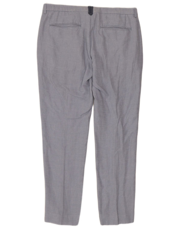 ZARA Mens Slim Chino Calças EU 40 Médio W31 L30 Azul