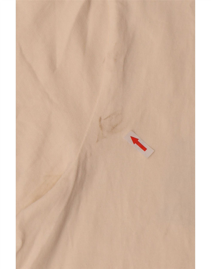 Animal Mens Graphic T-Shirt Top Médio Off White Algodão
