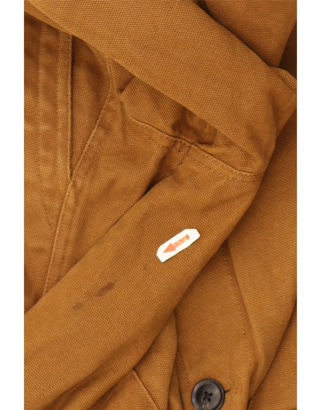 Jaqueta utilitária masculina Fat Face UK 38 algodão marrom médio