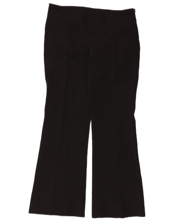 Zara Calça Feminina Flare Casual EU 38 Pequeno W28 L29 Poliéster Preto