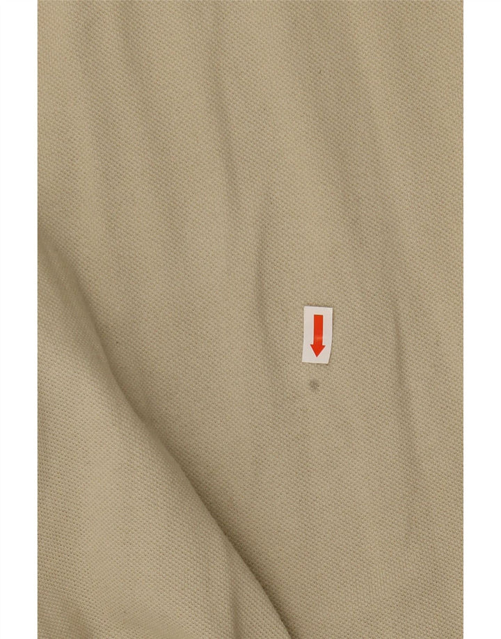 Camisa polo masculina KAPPA grande algodão bege