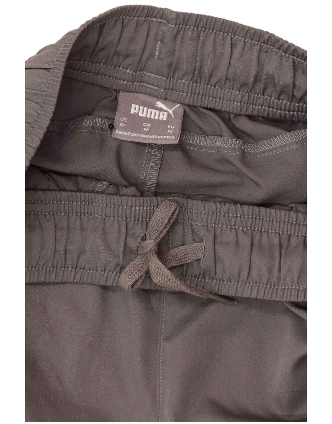 Shorts esportivos masculinos Puma XS poliéster cinza