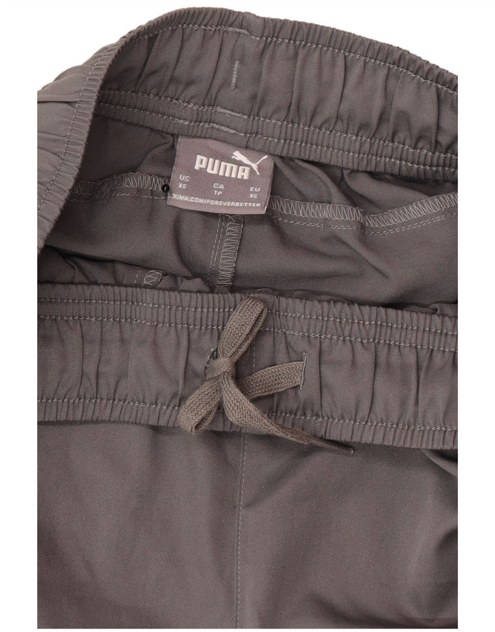 Shorts esportivos masculinos Puma XS poliéster cinza
