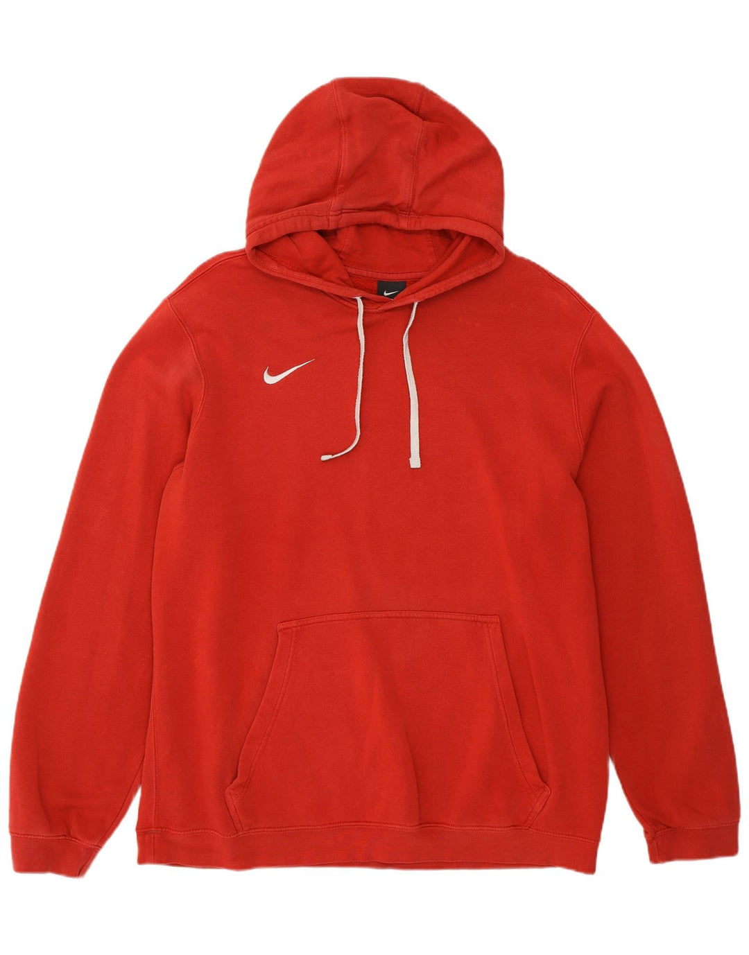Nike Mens Hoodie Jumper XL Algodão Vermelho