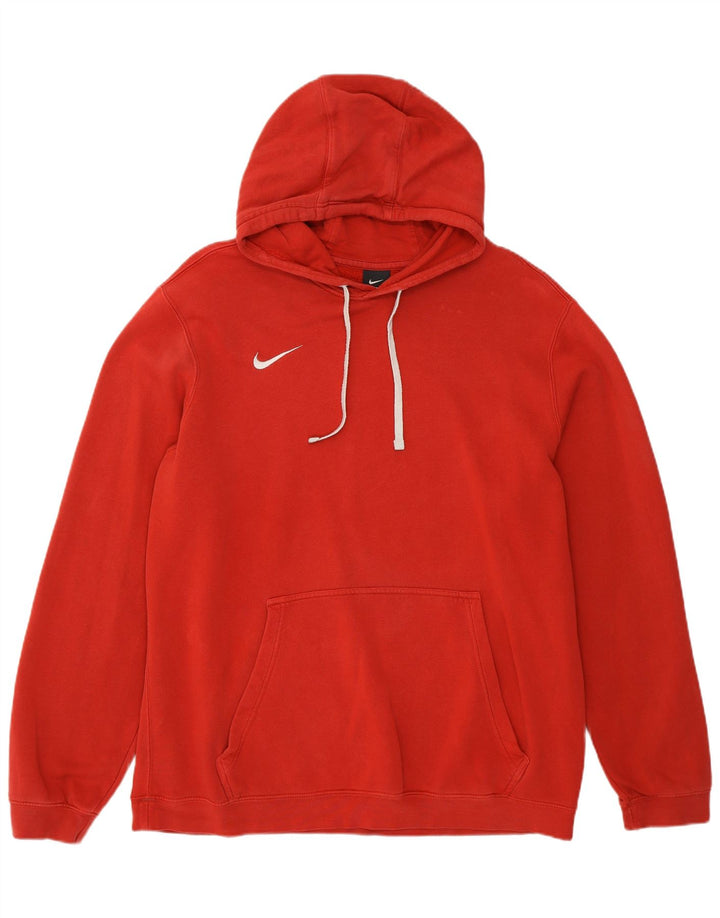 Nike Mens Hoodie Jumper XL Algodão Vermelho