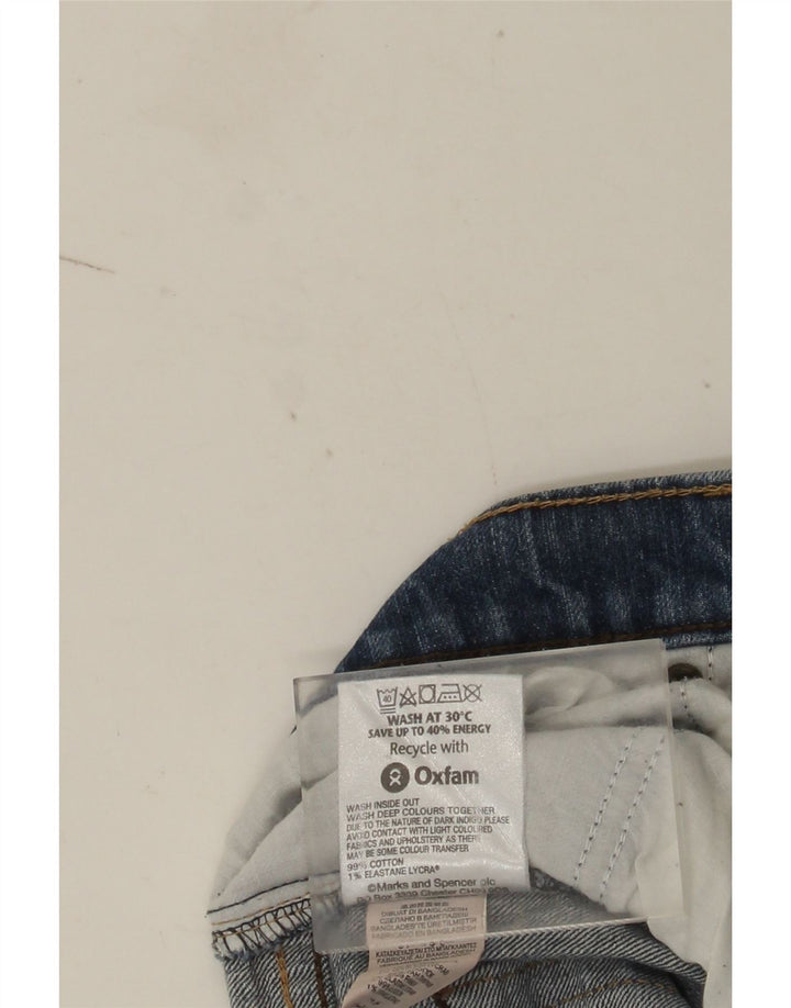 Jeans retos masculinos Marks & Spencer W32 L31 algodão azul