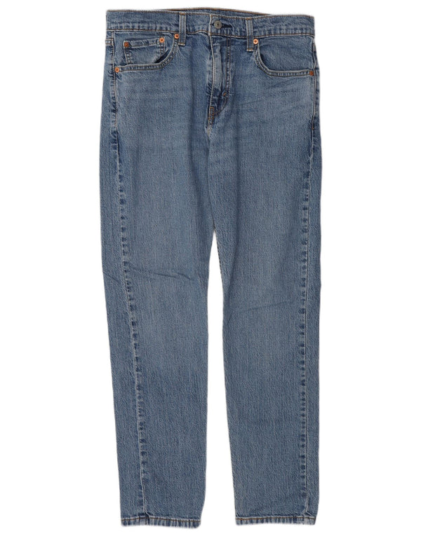 Calça jeans masculina Levi's 502 Hi-Ball Tapered W32 L30 azul algodão