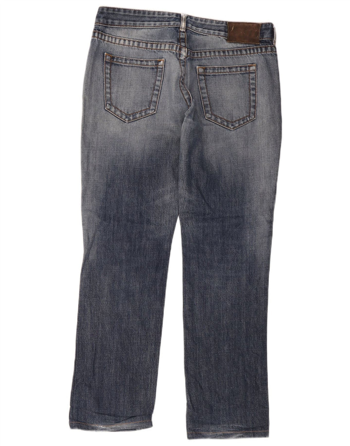 Calça jeans reta masculina Calvin Klein W31 L34 azul algodão