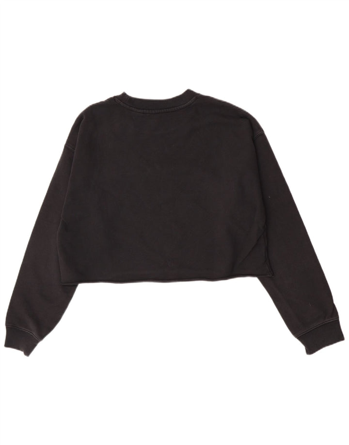 Moletom feminino Levi's com estampa oversized, Reino Unido 10 pequeno algodão preto