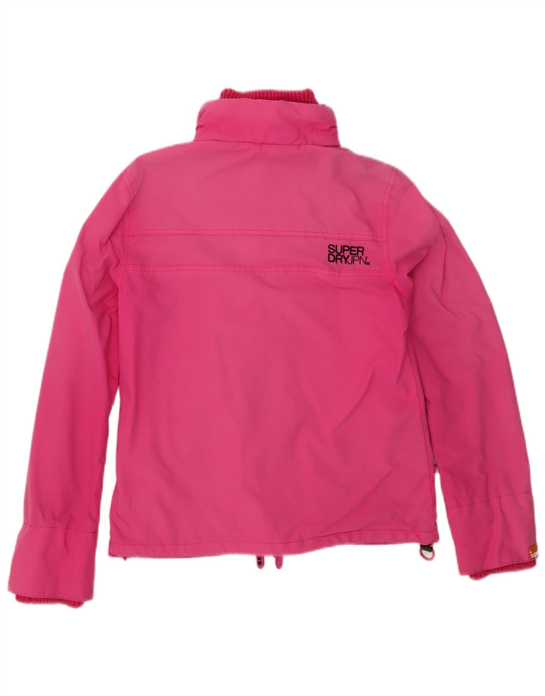 Jaqueta de chuva feminina Superdry Graphic UK 14 grande nylon rosa