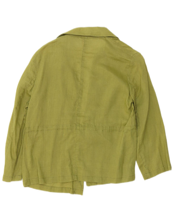 Jaqueta blazer feminina Zara Reino Unido 16 grande rami verde