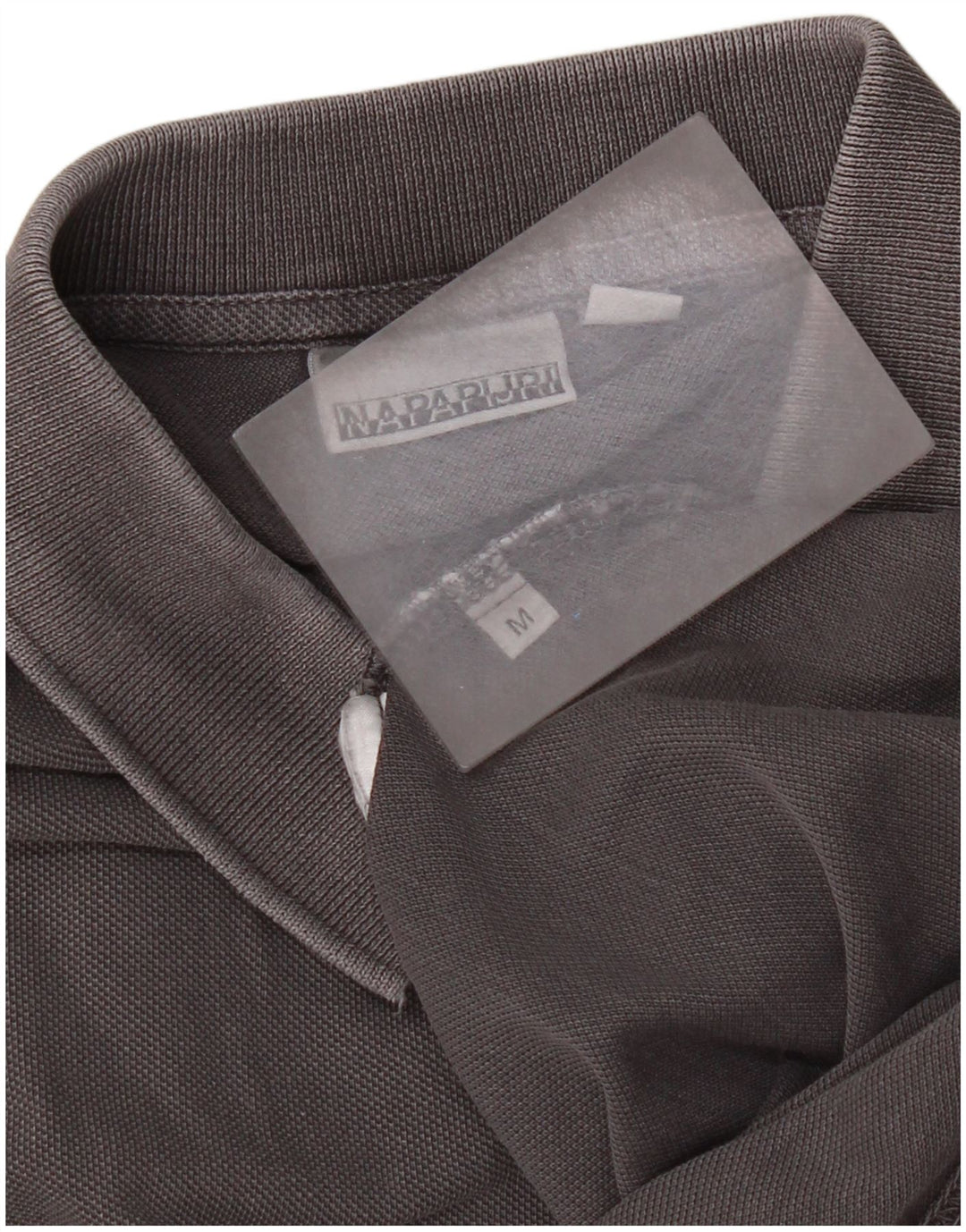 Camisa polo masculina Napapijri cinza médio