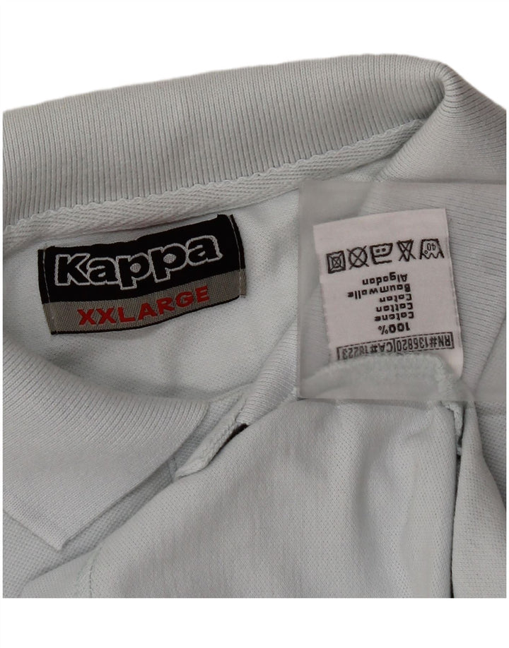 Camisa polo masculina Kappa 2XL algodão azul