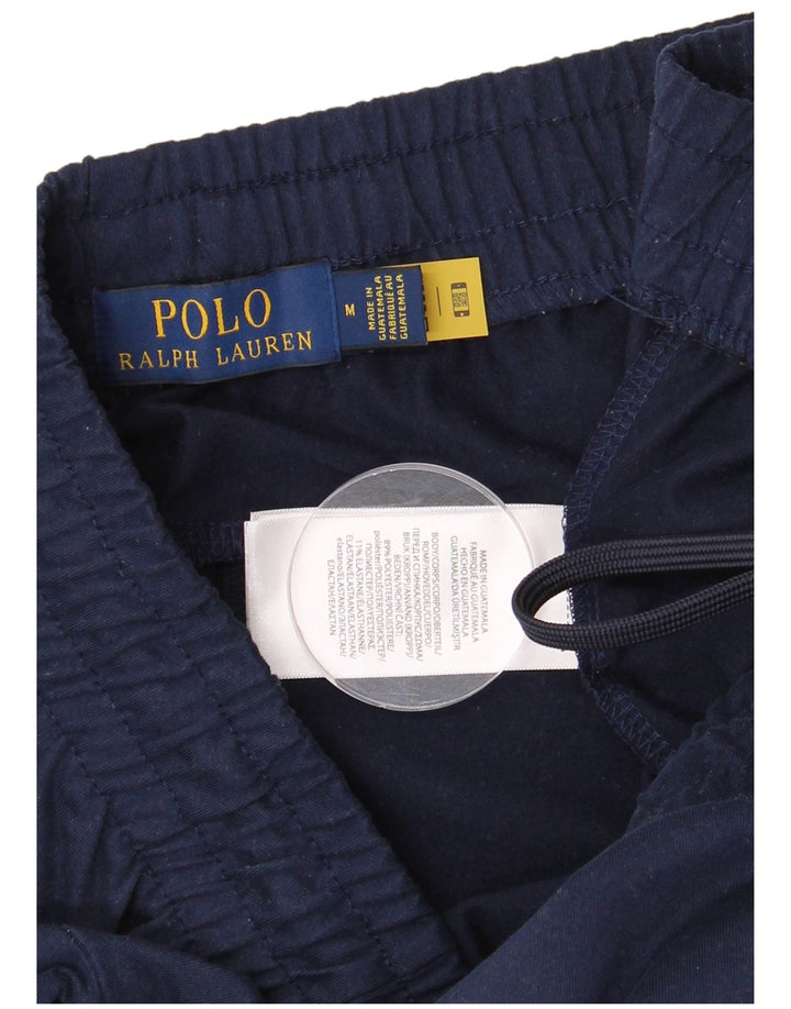 POLO RALPH LAUREN Shorts esportivos masculinos poliéster azul marinho médio
