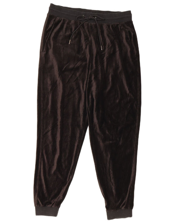 Marks & Spencer Calça feminina de treino cropped Joggers Reino Unido 12 marrom médio