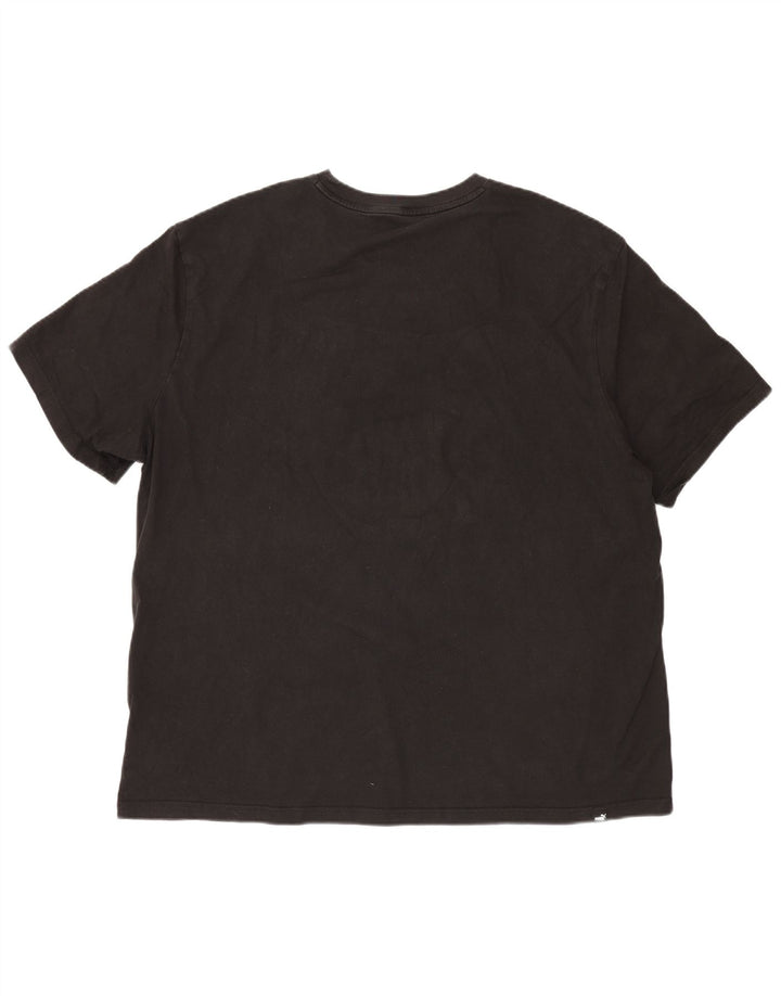 Camiseta masculina PUMA Top 2XL algodão preto
