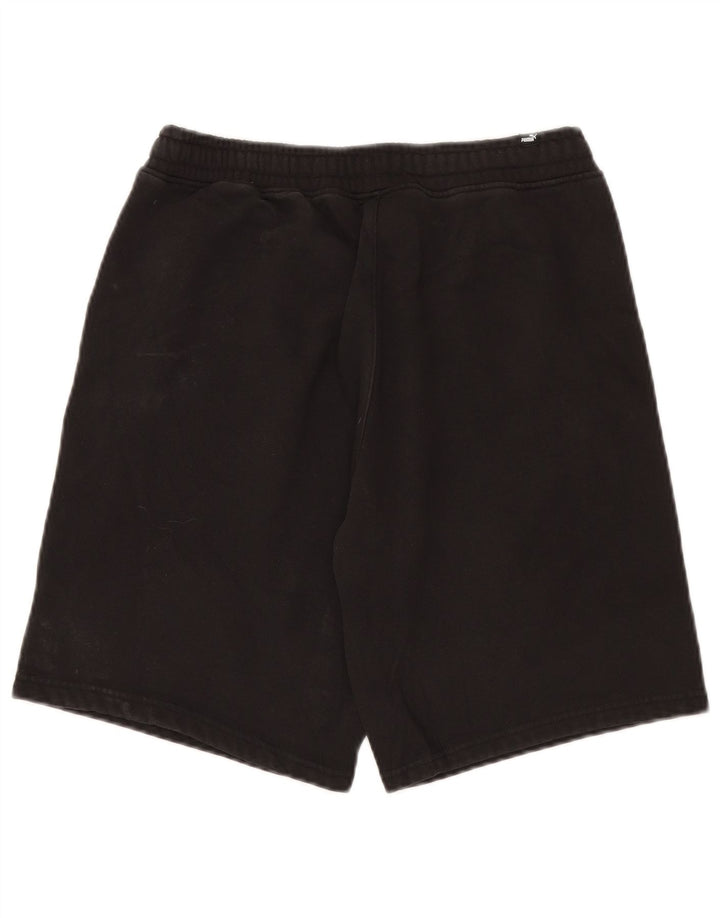 Shorts esportivos femininos Puma UK 14 médio algodão preto