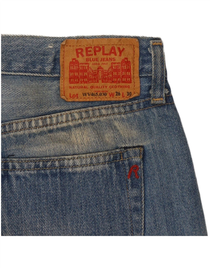 Replay Jeans Bootcut Feminino W26 L30 Azul