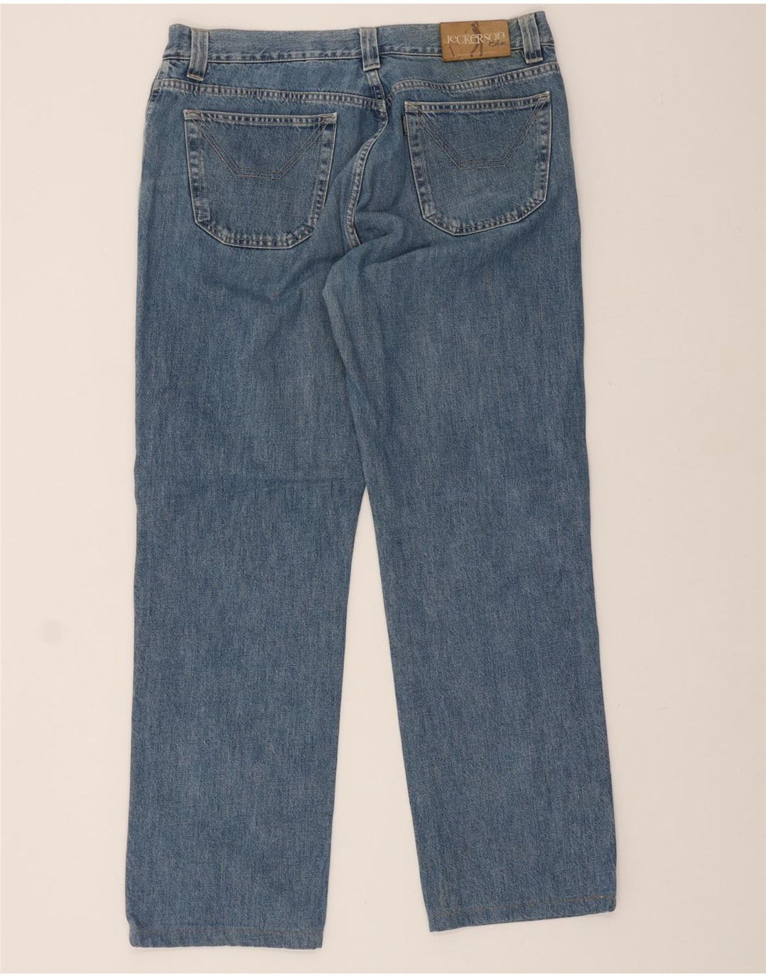 JECKERSON Mens Straight Jeans W38 L30 Blue Cotton Vintage Jeckerson and Second-Hand Jeckerson from Messina Hembry 