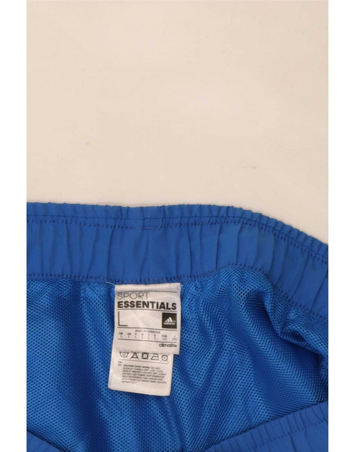Adidas Masculino Climalite Sport Shorts Grande Azul Poliéster