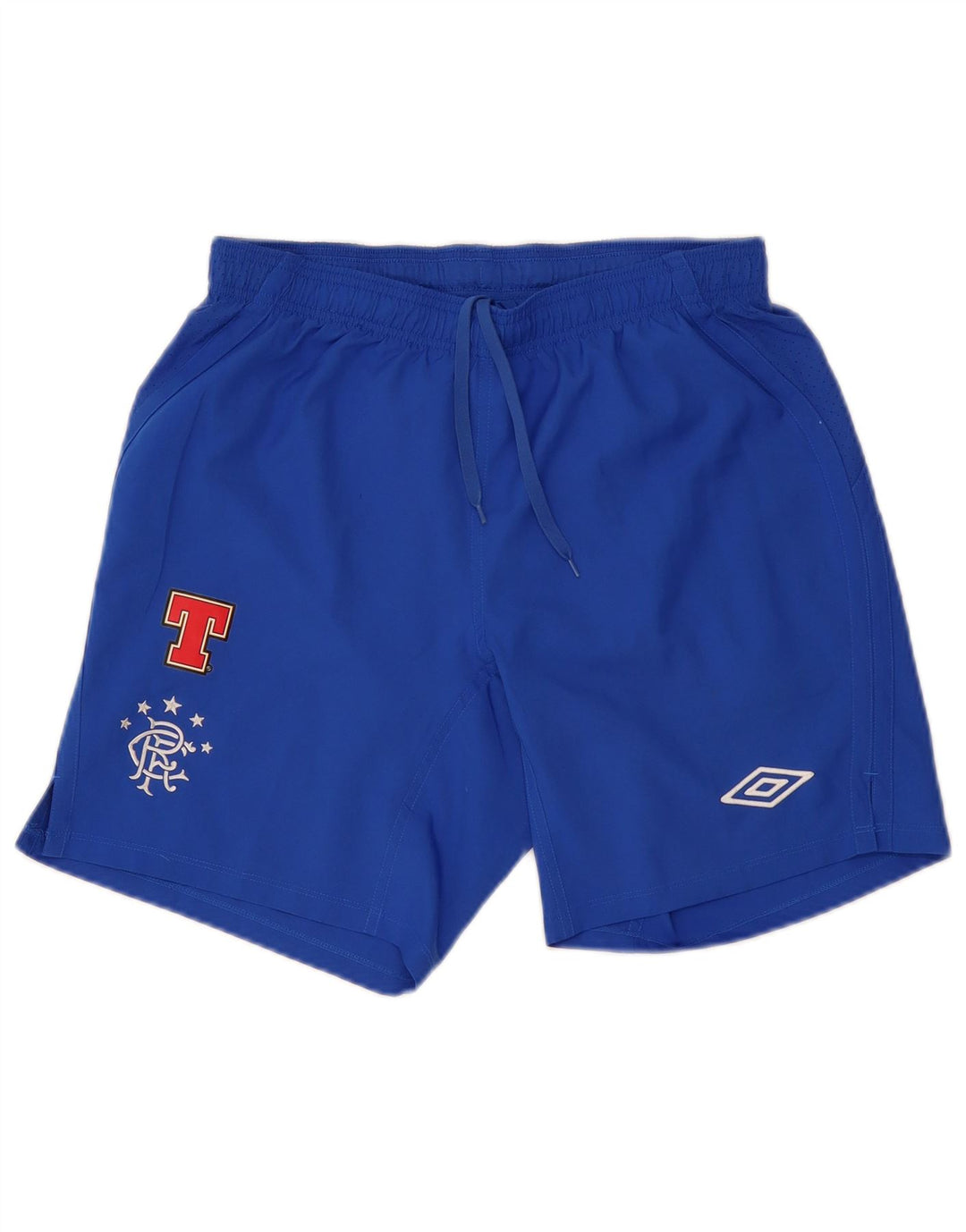 Shorts esportivos gráficos masculinos UMBRO poliéster azul médio