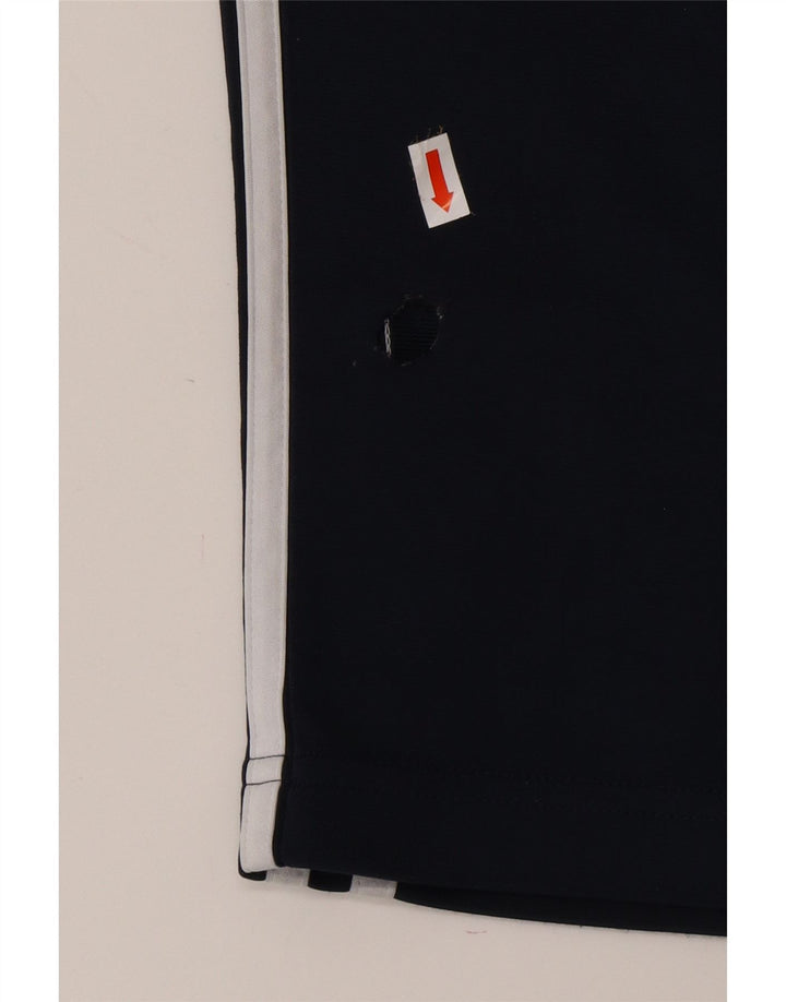ADIDAS Mens Tracksuit Trousers Medium  Navy Blue Polyester