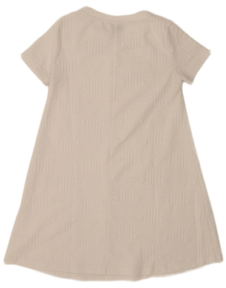 Vestido feminino Zara Trafaluc A-Line UK 12 médio branco