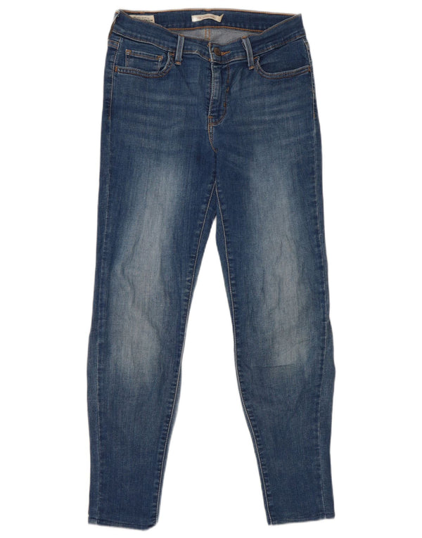 Calça jeans feminina Levi's 710 Super Skinny W29 L30 azul algodão