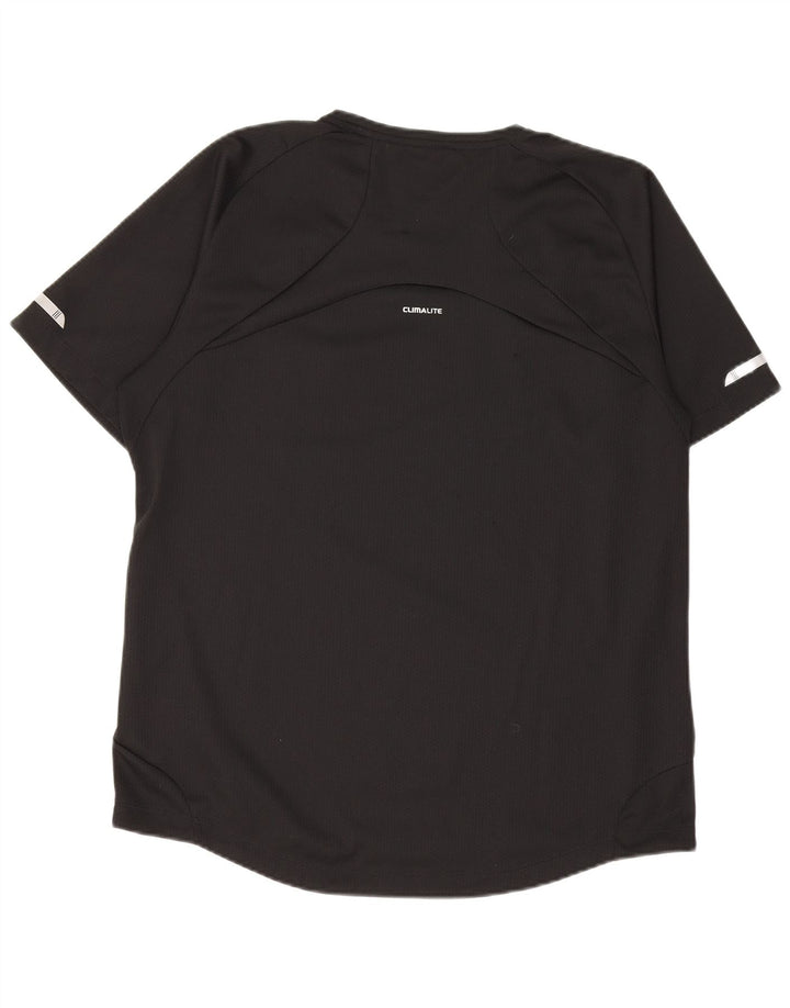 Camiseta Adidas Masculina Climalite Top Grande Poliéster Preto