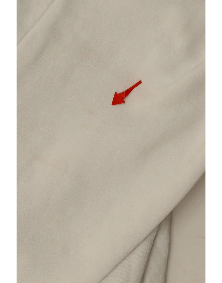 CHAMPION Mens Graphic Hoodie Jumper Medium White Cotton Vintage Champion and Second-Hand Champion from Messina Hembry 