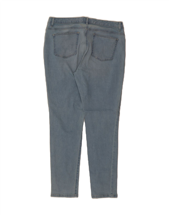 CHAPS Womens Slim Jeans US 14 XL W36 L28 Blue Cotton Vintage Chaps and Second-Hand Chaps from Messina Hembry 