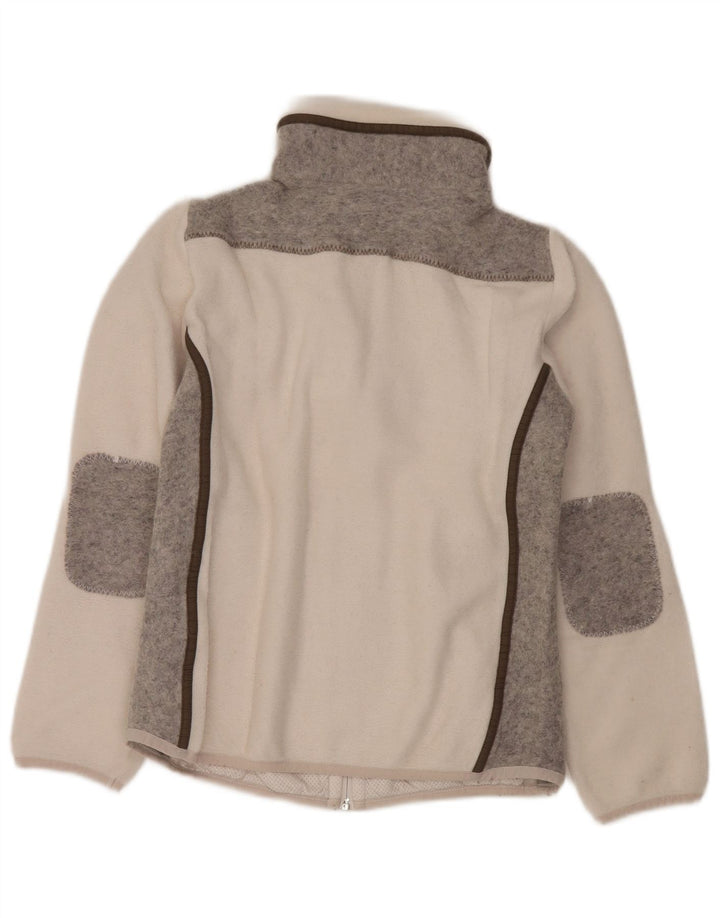 Jaqueta de lã feminina CMP UK 10 Small White Colourblock