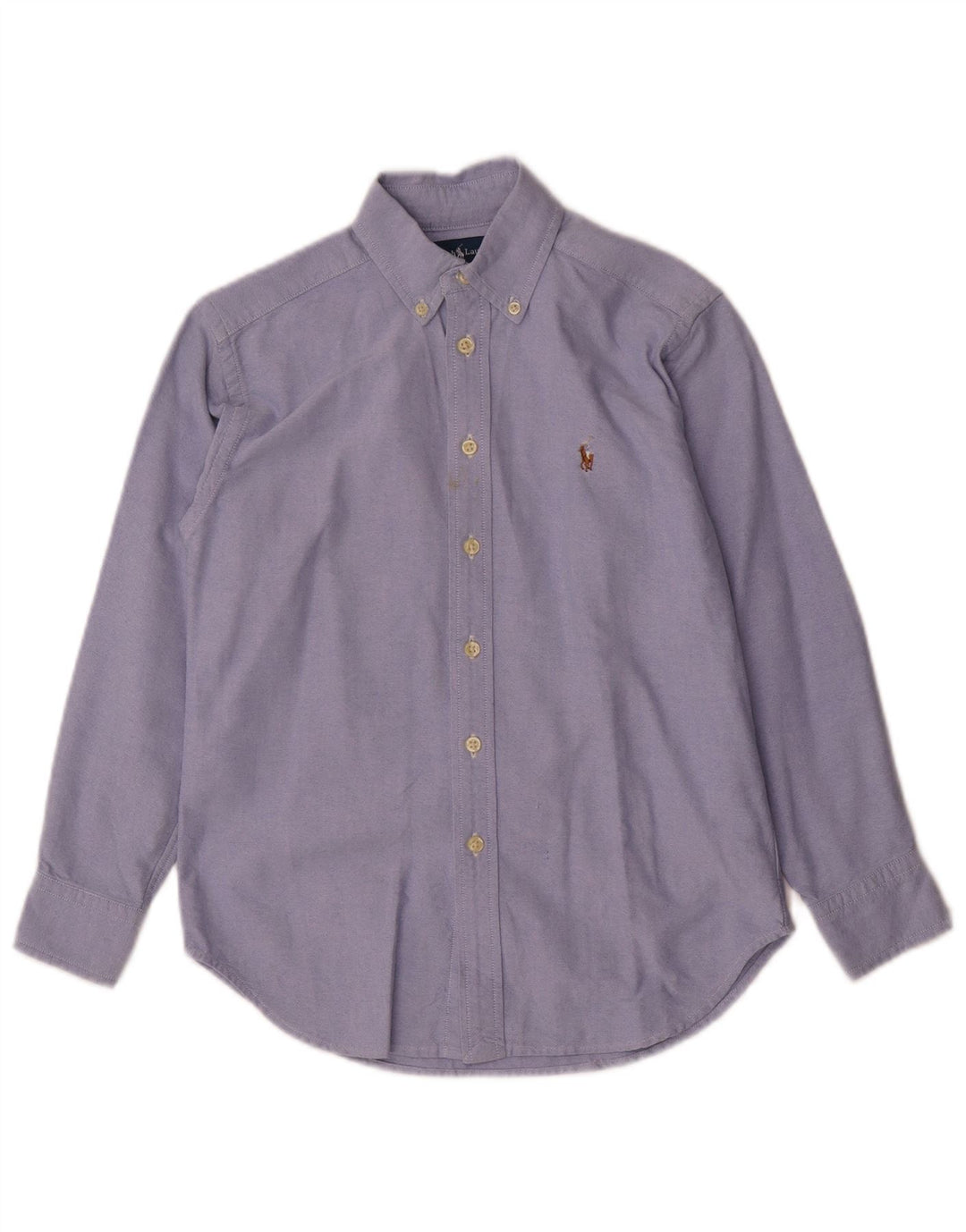 Camisa masculina Ralph Lauren 7-8 anos algodão azul