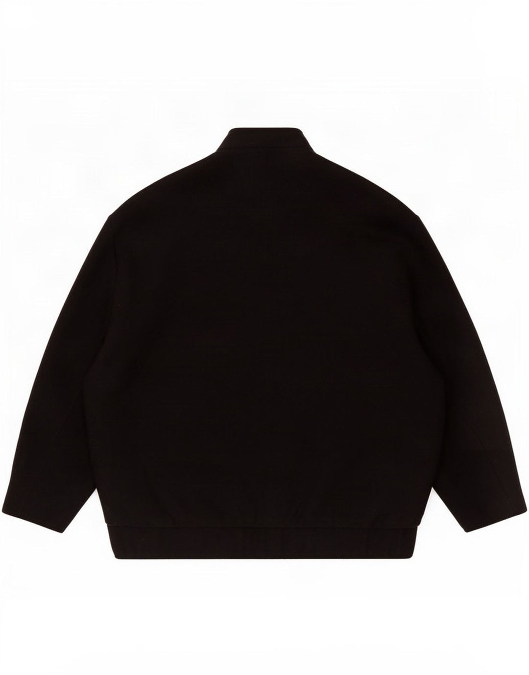 Jaqueta Bomber Oversized Feminina Zara Reino Unido 10 Pequena Lã Preta