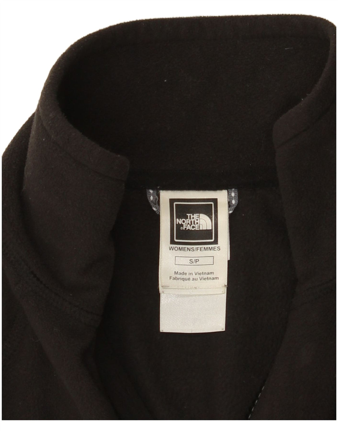 Jaqueta de lã feminina THE NORTH FACE UK 10 poliéster preto pequeno