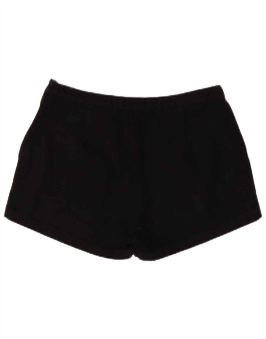 Shorts Chino feminino vintage gráfico grande W30 algodão preto
