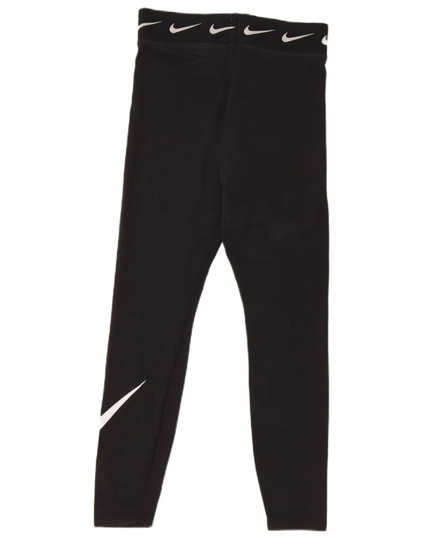 Leggings Nike Femininas Graphic UK 12 Médio Algodão Preto