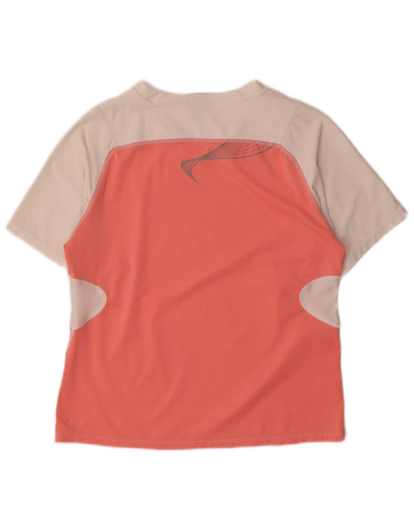 Camiseta Nike Feminina Dri Fit Top UK 16/18 XL Branco Colourblock