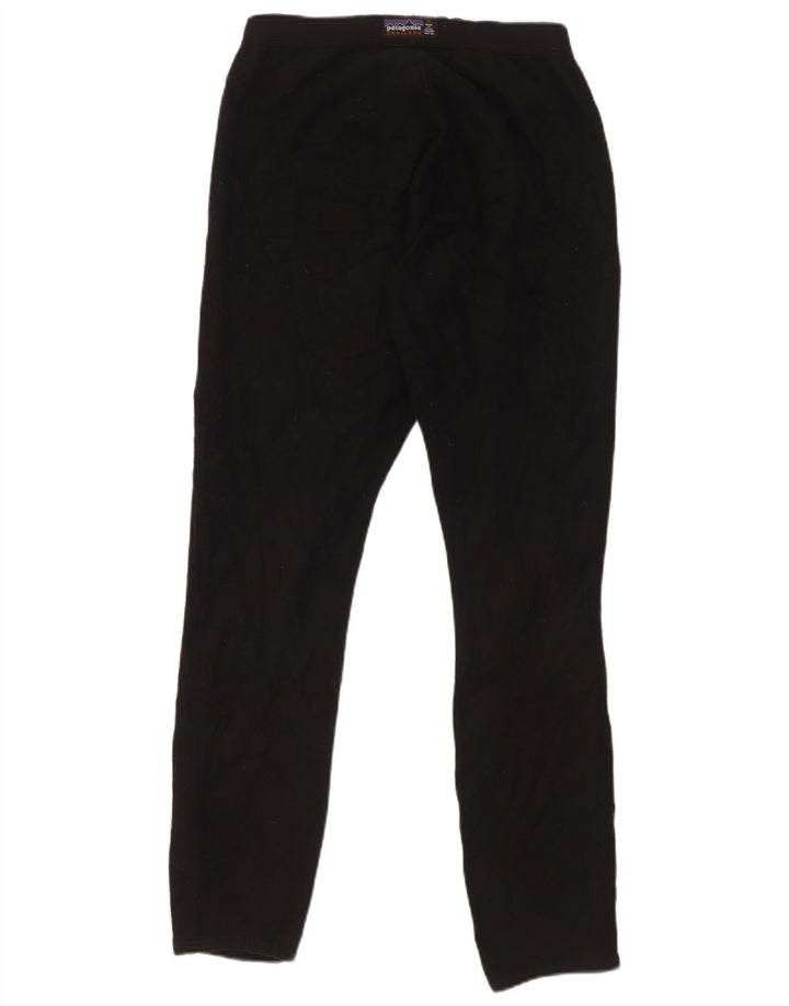Leggings femininos Patagonia UK 14 poliéster preto médio