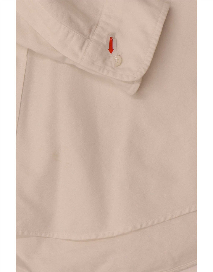 Camisa masculina Aspesi tamanho 39 15 1/2 algodão branco médio