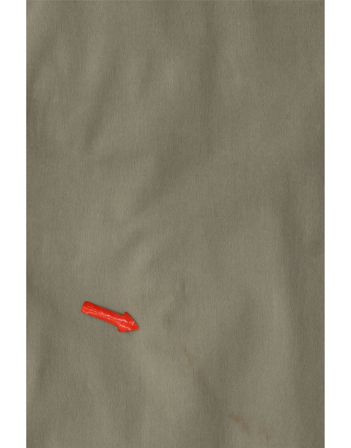 Calça Chino Regular Feminina Marks & Spencer W34 L33 Algodão Verde