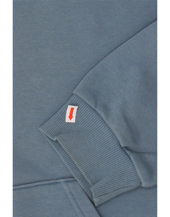 PUMA moletom com capuz masculino 2XL algodão azul