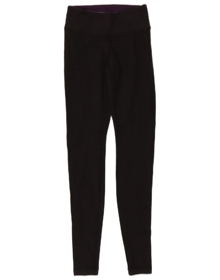 Lululemon Leggings feminino US 2 XS preto sintético