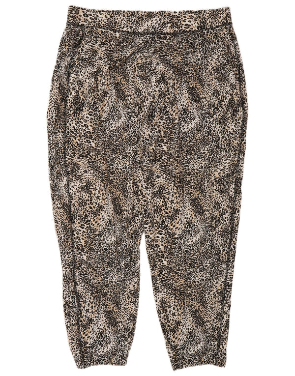 Calça casual feminina Marks & Spencer UK 16 grande W34 L26 multicolorida